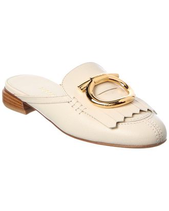 Ferragamo Ferragamo Gancini Leather Mule