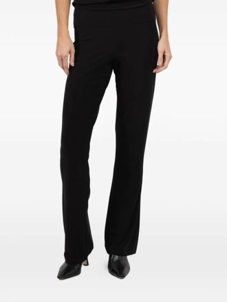 Norma Kamali boot-cut trousers - Black