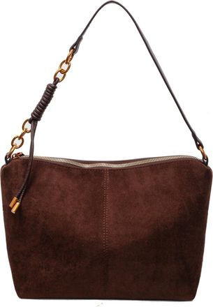 Generic PU Leather Shoulder Bag Retro Underarm Bag Bag for Women Travel(Coffee) (Coffee)