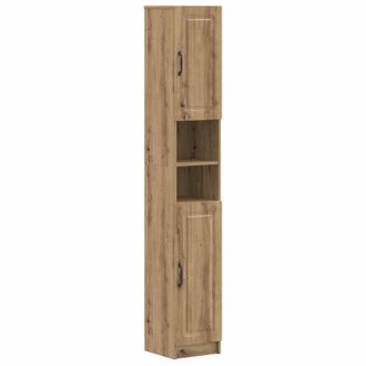 vidaXL Armario De Ba&ntilde;o Con Estante Abierto Utrecht Roble Artisan Vidaxl
