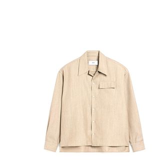 Ami Casual Shirts, male, Beige, Size: XL Maglia