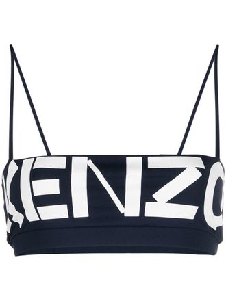 Kenzo Top con logo - Blu