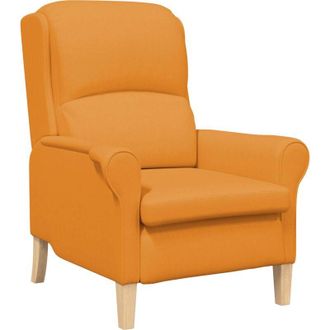 vidaXL Sill&oacute;n Amarillo Oscuro 76 X 94 X 102 Cm Tela Vidaxl