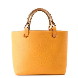 Loewe Pre-owned Tote Bags, female, Yellow, Size: ONE SIZE Pre-owned Tote Bag
