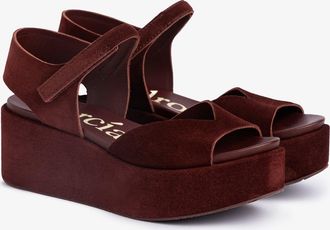 Pedro Garcia Comfort wedge in brown suede | Nirvana | Spring Summer 26 | PEDRO GARCIA