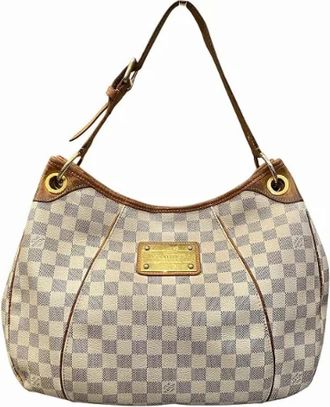 Louis Vuitton Pre-owned Shoulder Bags, female, White, Size: ONE SIZE Pre-owned Canvas louis-vuitton-bags