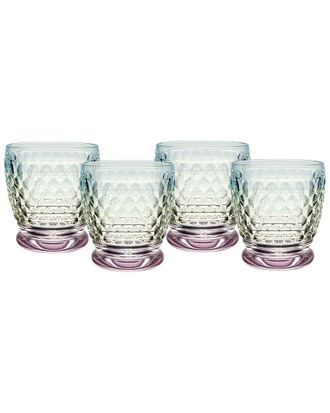 Villeroy & Boch Boston Set Of 4 Double Old Fashioned / Tumblers