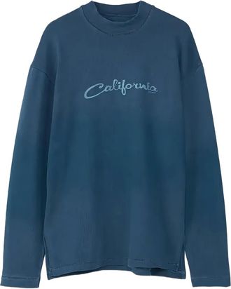 ERL California T-shirt met lange mouwen - Blauw