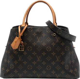 Louis Vuitton 2016 Monogram Montaigne MM satchel - Bruin