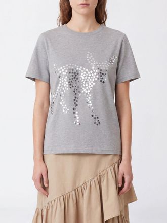 J.W.Anderson T-shirt in cotone con stampa grafica a stelle all-over