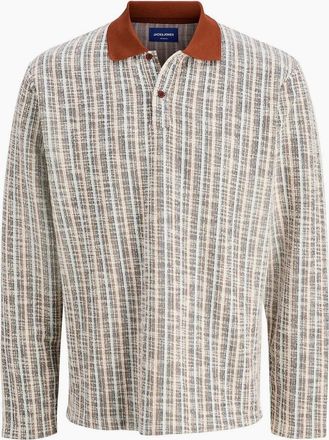 Jack & Jones Jack & Jones Mens Winter Regular Fit Polo Shirt - Brandy Brown - Size: 36