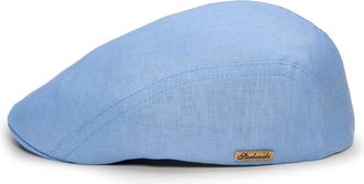 Sterkowski Gecko Cap | 100% Linen Flat for Men and Women Trucker Golf English Ivy Newsboy Caps Irish Spring Beach Hat Peak Boys Sun Visor UK 7 1/8 Light Blue