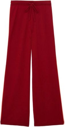 Ines De La Fressange John trousers - Dames - Wijde Broeken - Rood - M - Wol - Broeken