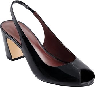 Bernardo Adell Patent Peep Toe Heeled Sandal