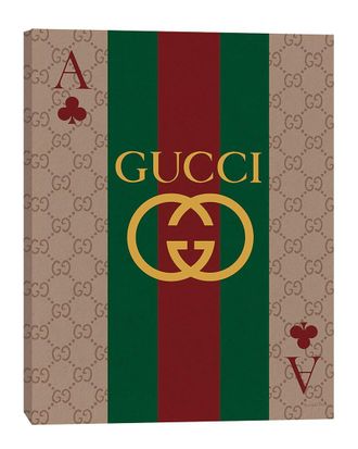 Fairchild Paris Gucci Couture Playing Card Makes A Statement Ace Of Clubs Wall Art