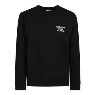 Dr&ocirc;le de Monsieur Sweatshirts, male, Black, Size: M Le Sweatshirt Slogan