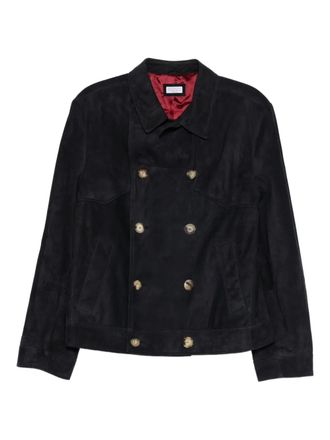 Brunello Cucinelli Giacca doppiopetto - Blu