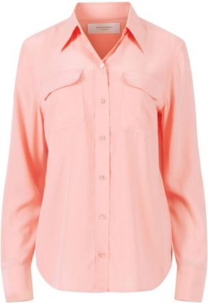 Equipment Pink Signature silk shirt