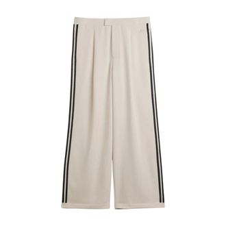 adidas Sweatpants, male, Beige, Size: L Three Stripes Track Pants