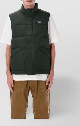 Patagonia insulated sleeveless high collar vest