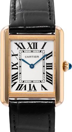 Cartier Pre-owned Cartier Tank Solo Quartz Silver Dial Ladies Watch W1018755