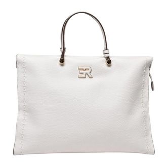 Ermanno Scervino Tote Bags, female, White, Size: ONE SIZE Tote Petra