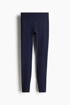 H&M Sports Leggings With Softmove in Navy Blue at Nordstrom, Size X-Small