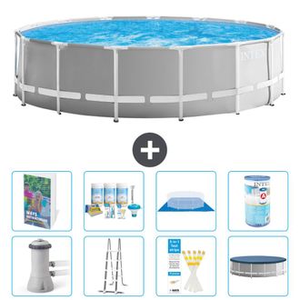 Intex Piscina Prism Frame Redonda - 457x122 Cm - 9-piezas S556