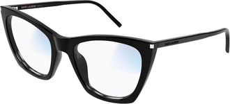 Saint Laurent SL 214 KATE THIN 006 Mens Sunglasses Black Size 55