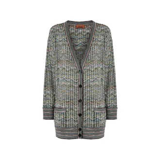 Missoni Sequin-embellished Zigzag-pattern Cardigan