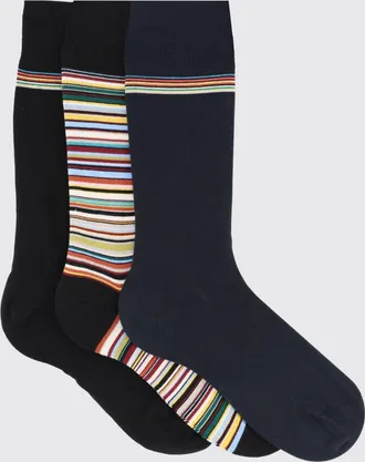 Paul Smith Set 3 paia di calze in cotone stretch