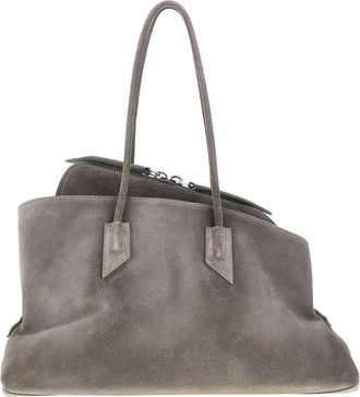 The Attico Suede leather medium La Passeggiata bag Woman One Size