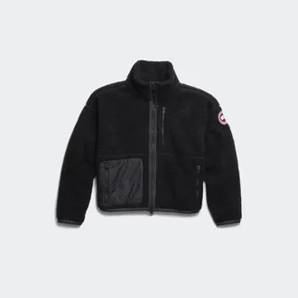 Canada Goose Chandail en molleton &agrave; fermeture &agrave; glissi&egrave;re Simcoe (Femmes, Ecru Beige/Terra, TP)
