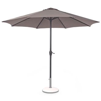 Brigros Parasol color crudo di&aacute;metro 270 en acero y poli&eacute;ster