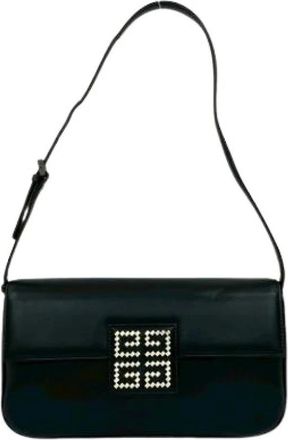Givenchy Pre-owned Shoulder Bags, female, Black, Size: ONE SIZE Pre-owned Leather shoulder-bags