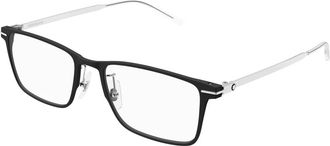 Montblanc Stijlvolle Brillen - Heren - Brillen - Zwart - 56 MM - Accessoires