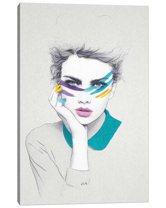 iCanvas Warpaint Sally By Jenny Rome Wall Art