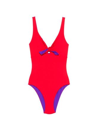 Fisico One-Piece Swimsuit With Knot