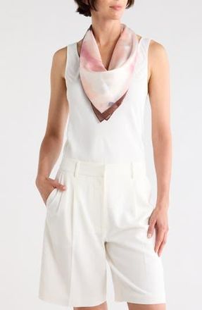 Vince Camuto Poppy Blur Square Scarf in Neutral at Nordstrom Rack
