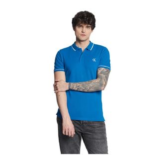 Calvin Klein Blue Polo Shirt Slim Fit