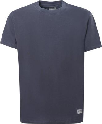 Fay T-shirt met ronde hals - Heren - T-shirts - Blauw - S - Katoen - Tops