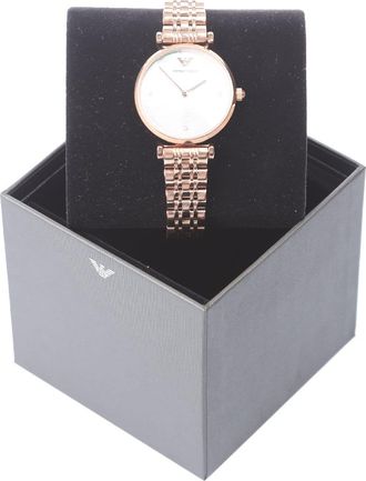 Emporio Armani Womens Accessories Watch in Grey Metal - One Size