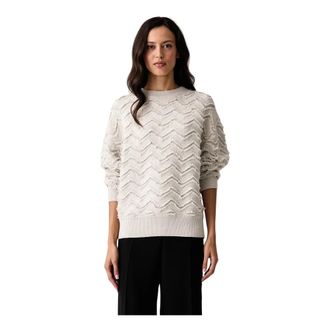 A|X Armani Exchange Maglia a girocollo - - Knitwear - Donna - Beige - S
