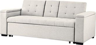 Concept Usine Sof&aacute; cama de 3 plazas en tela beige