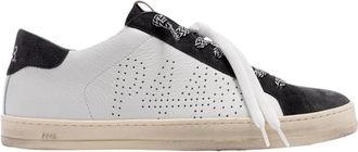 P448 John Sneaker - Heren - Sneakers - Wit - 42 EU - Leer - Schoenen