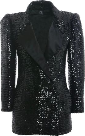 Emanuel Ungaro Blazer con paillettes anni 80 - Nero