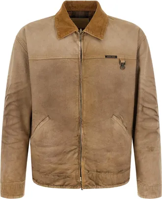 Golden Goose Beige Cotton Shell Mens Jacket
