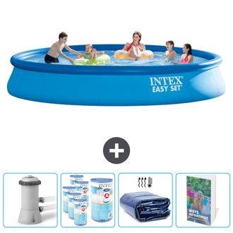 Intex Piscina Easy Set Redonda - 457x84 Cm - 7-piezas Scb102