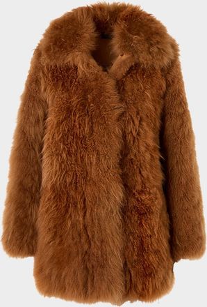 Akris Yaron Cashmere Shearling Short Coat