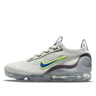 Nike Air Vapormax 2021 Flyknit White Volt Hyper Royal DC9394-100